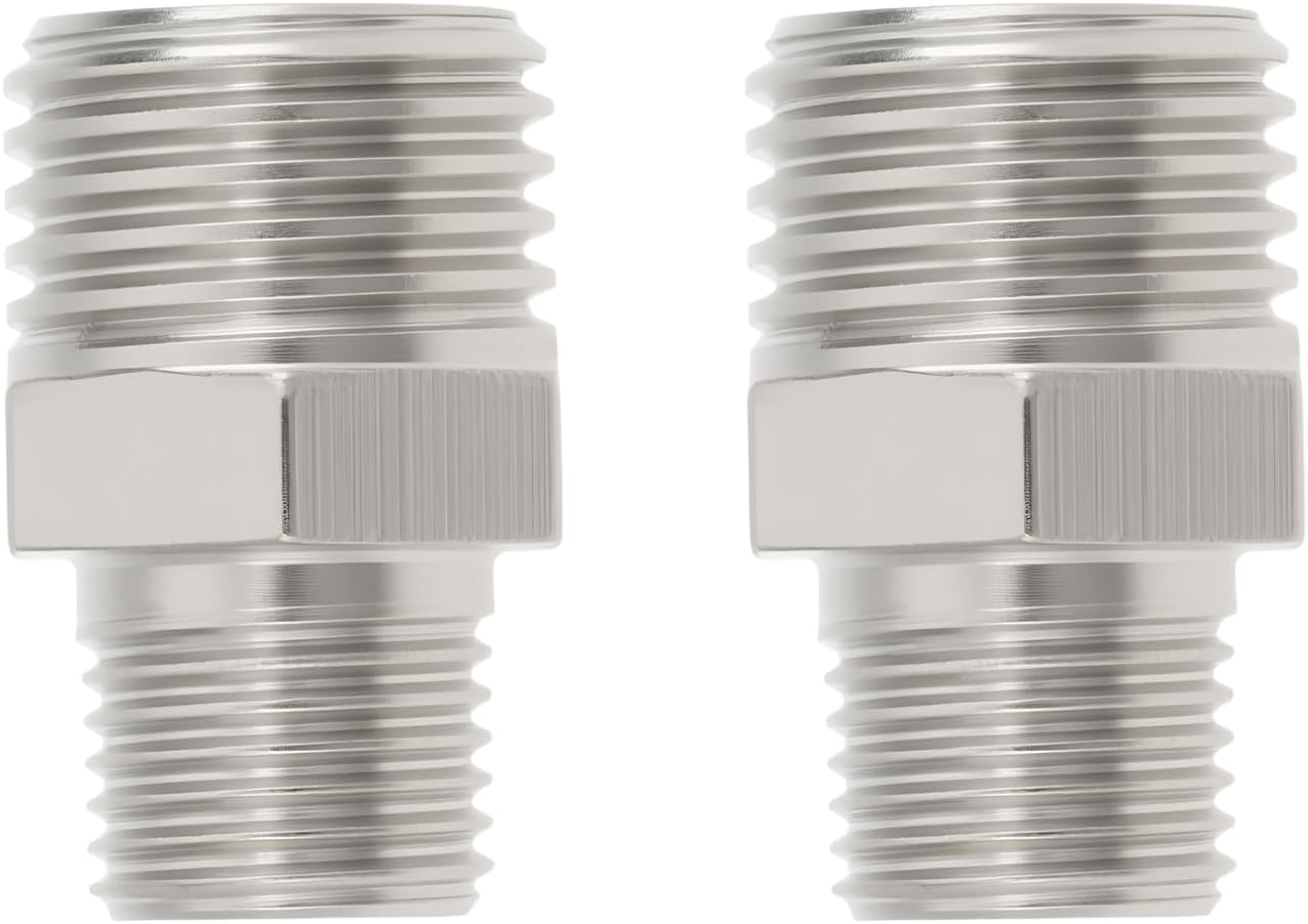 Reductor BSP macho a M10 x 1 para neumáticos e hidráulicos