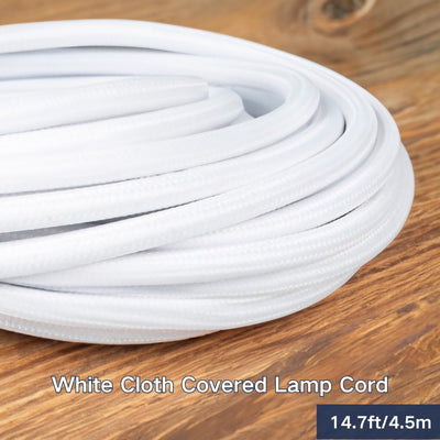 Cable tela para lámpara colgante 15ft con interruptor temporizador