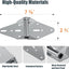 Pack 2 Bisagras Puerta Garaje Galvanizado Acero Resistente 14