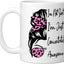 Taza de cerámica para chica alta divertida con mensaje 'No soy baja, solo estoy concentrada'