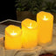 Velas LED sin llama para San Valentín 3uds decoración romántica