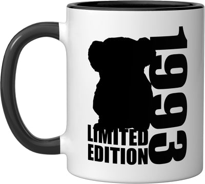 Taza Cerámica Vintage 1993 Negro/Blanco
