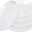Bandejas plástico transparente para plantas 3-12pulg set 5