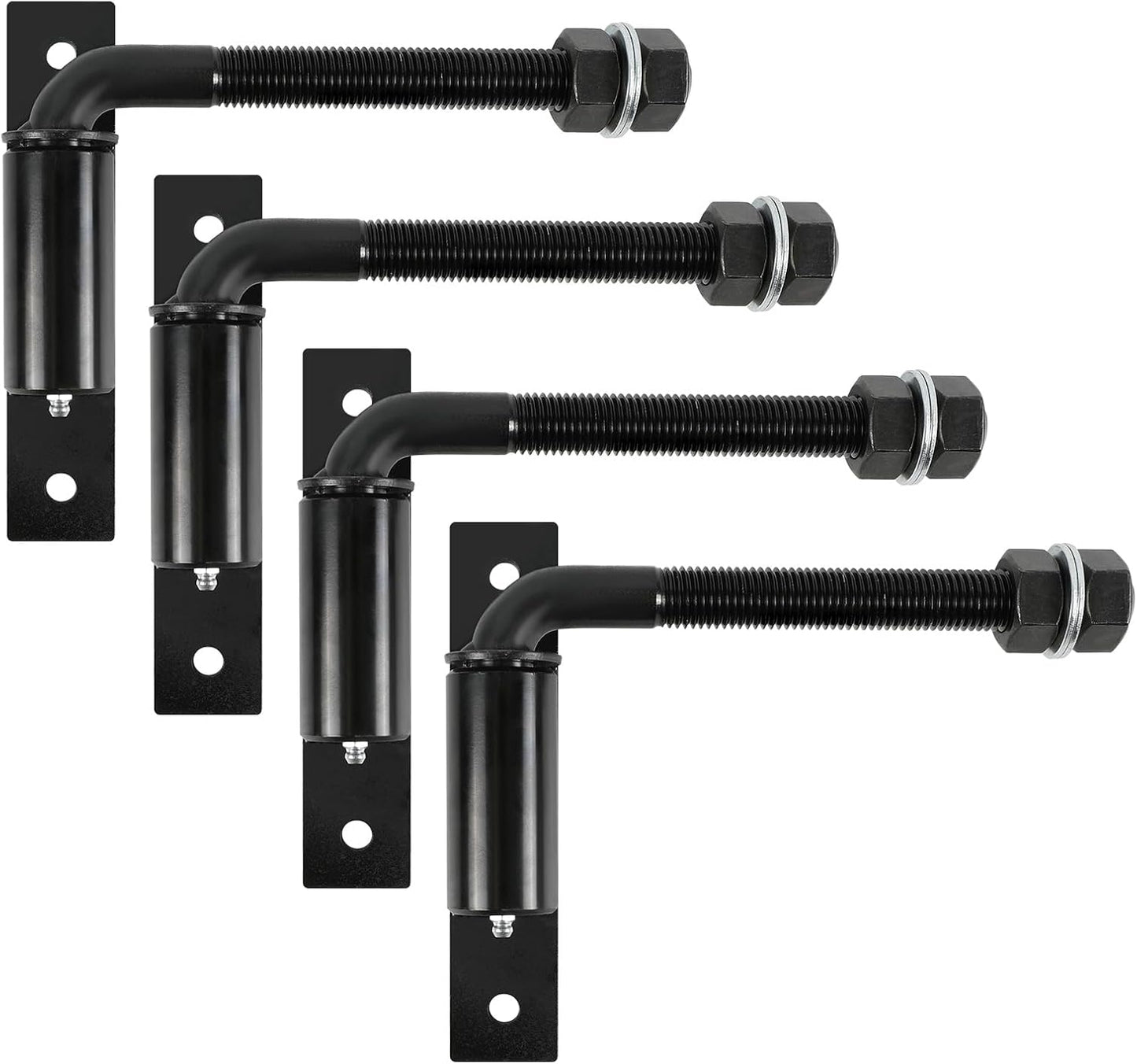 4 Pack Bisagras Puerta Perno J 3/4pulg Alta Resistencia 7pulg