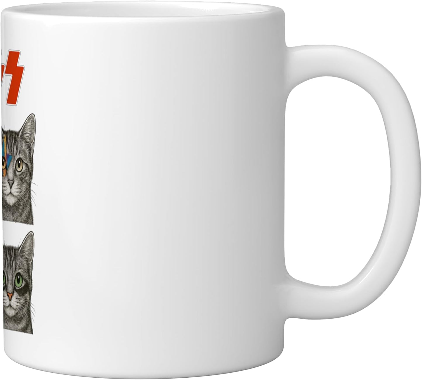 Taza Cerámica 80's Rock Retro con Guitarra
