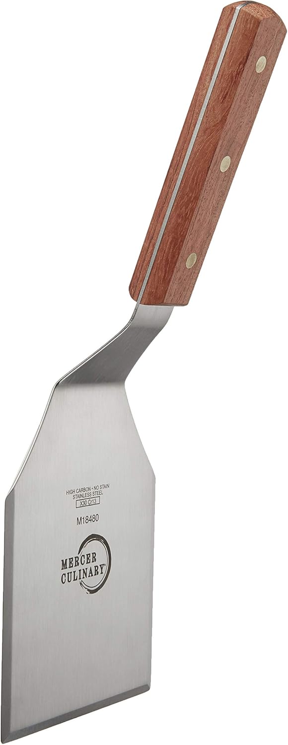 Espátula resistente mango palisandro 5x4pulg marrón