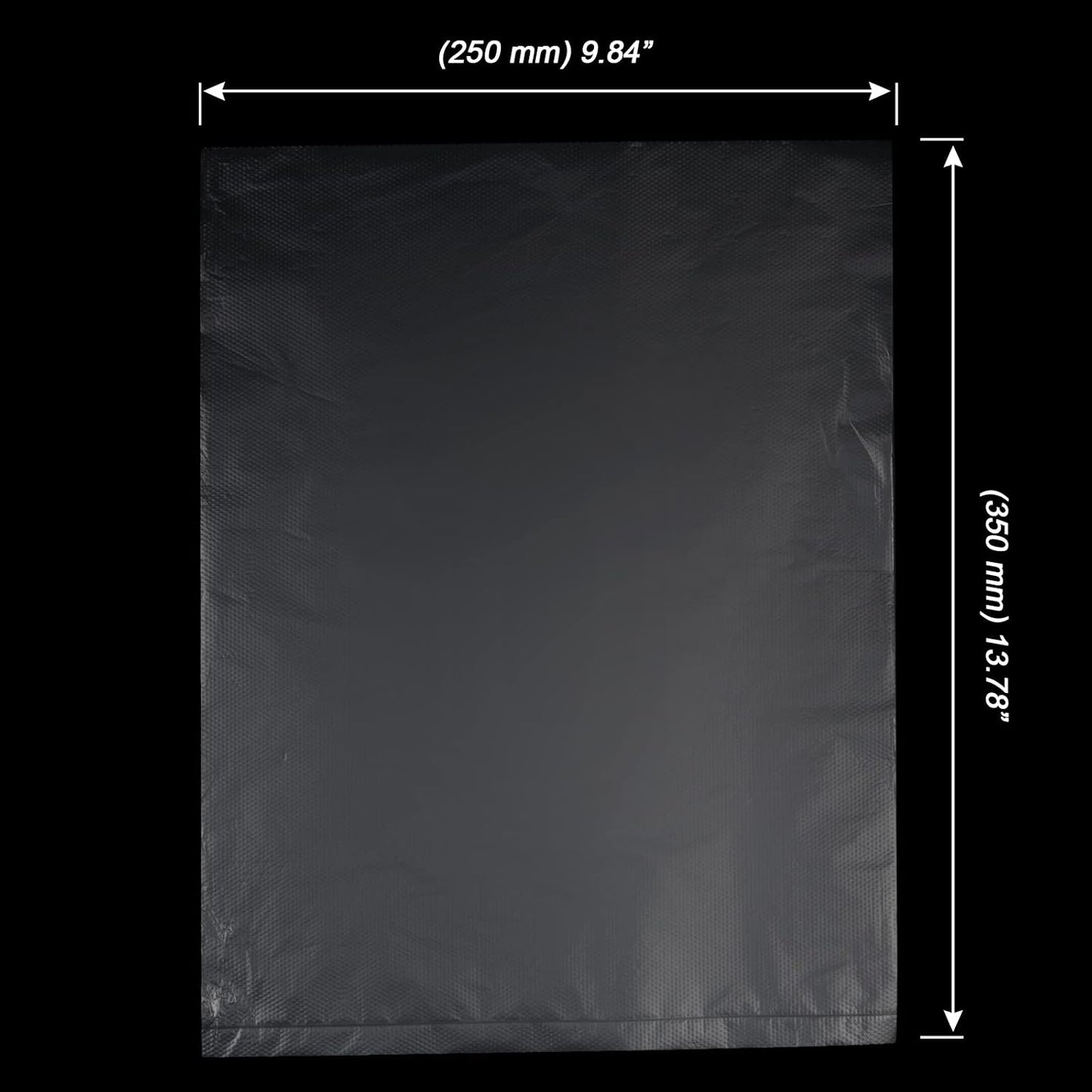2 Rollos Bolsas Plástico 10x14pulg Almacenamiento Alimentos