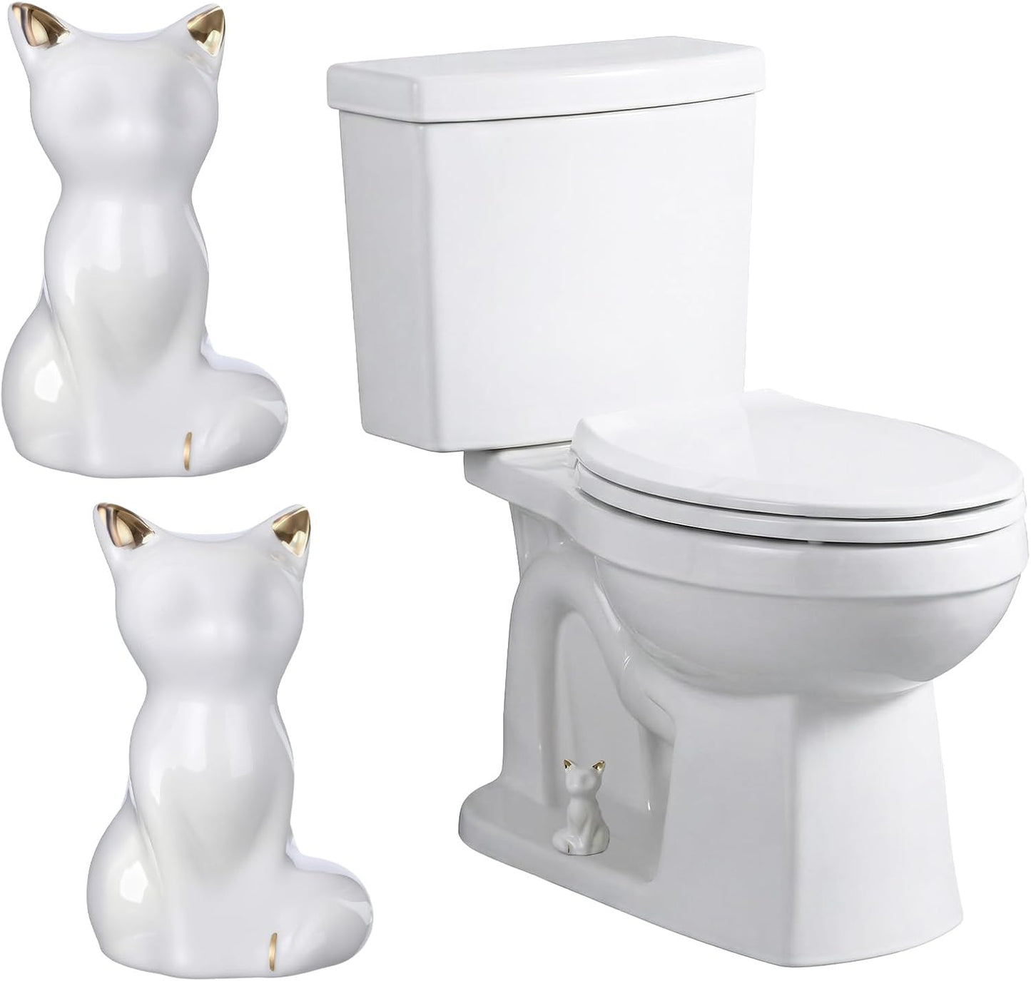 2 Fundas Pernos Inodoro Cerámica Fácil Instalación Blanco