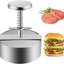 Prensa hamburguesa acero inox 304 ajustable 4.5pulg antiadherente