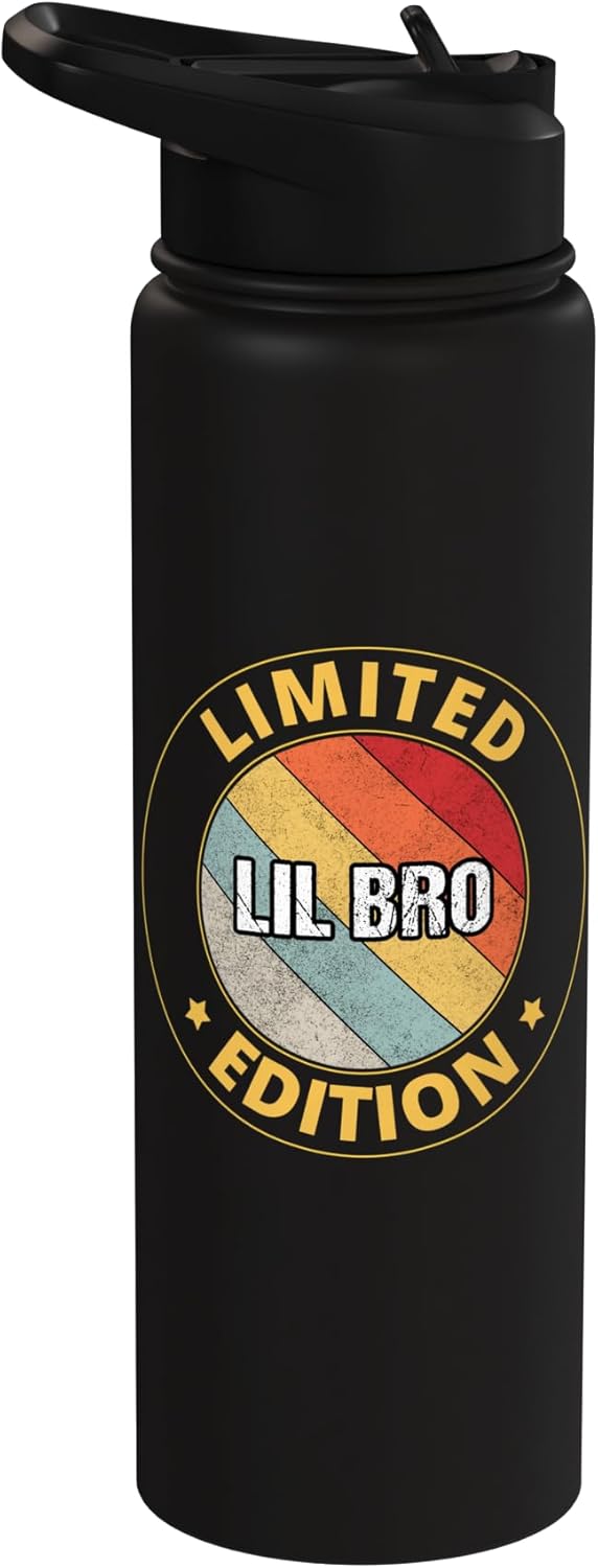 Botella de agua acero inoxidable aislada Lil Bro