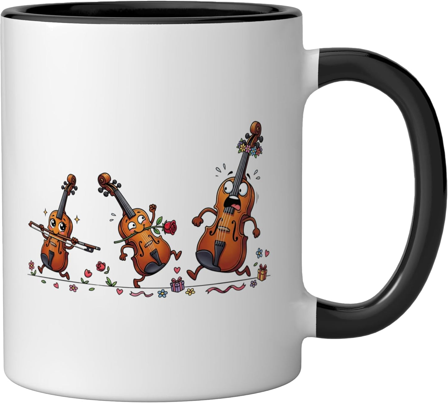 Taza Cerámica Día de la Madre Humorística Negro/Blanco