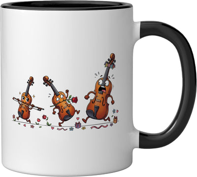 Taza Cerámica Día de la Madre Humorística Negro/Blanco