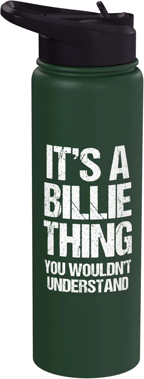 Botella de agua acero inoxidable aislada Billie