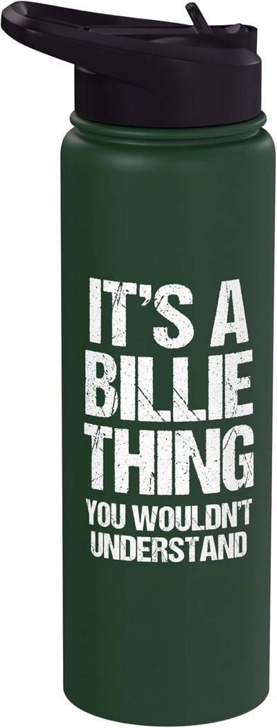 Botella de agua acero inoxidable aislada Billie