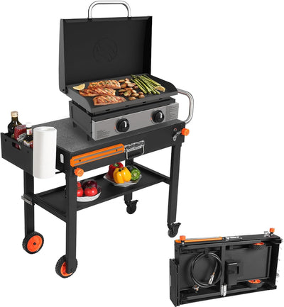 Carrito soporte mesa parrilla Blackstone 17-22pulg 4 ruedas