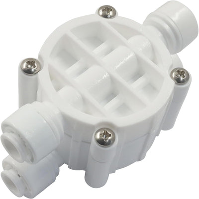 Válvula cierre automático plástico 1/4pulg conexión rápida