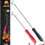 2 Pzas Volteadores de Carne Acero Inox para BBQ con Mango