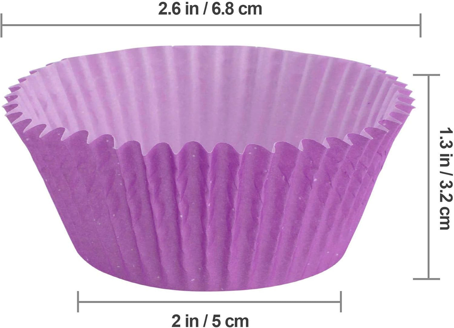 Tazas hornear 100 envoltorios antiadherentes para bodas