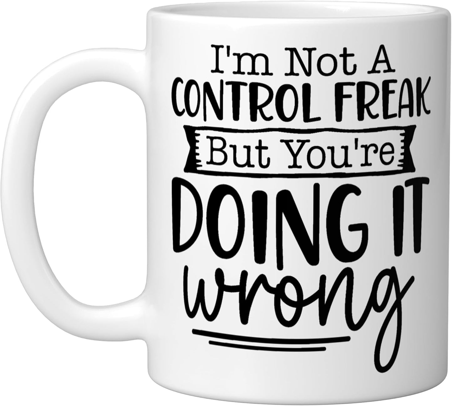 Taza Cerámica Blanco Frase Sarcastica