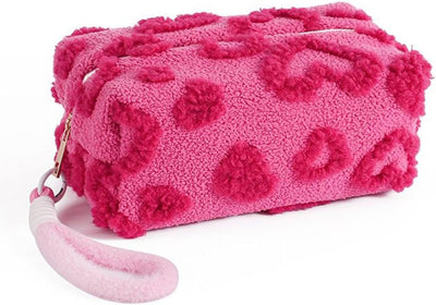 Bolsa maquillaje mujer grande con cremallera organizadora