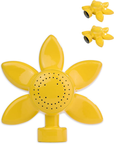 Rociador jardín diseño flor metal flujo suave para niños