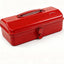 Caja herramientas metal portátil roja 11.4"