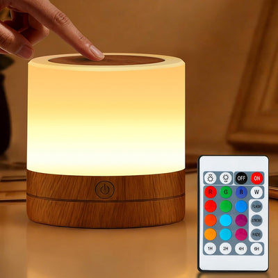 Luz nocturna portátil niños con USB 13 colores RGB