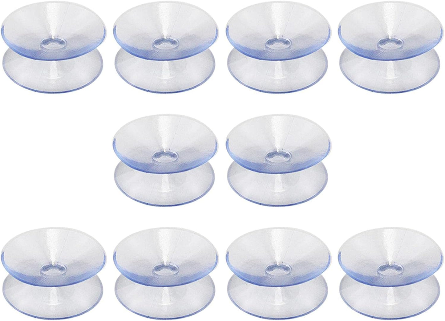 Ventosas doble cara para mesa vidrio 10 Uds