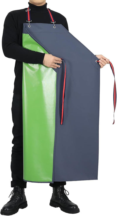 Delantal impermeable resistente PVC goma antiaceite