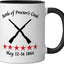 Taza Cerámica Guerra Civil 1864 Negro/Blanco