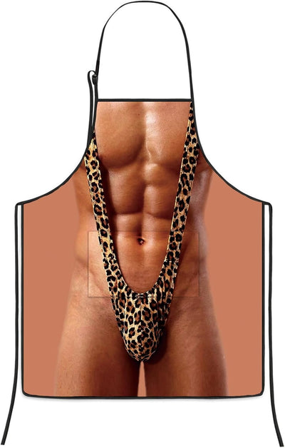 Delantal divertido grande para hombres con bolsillos