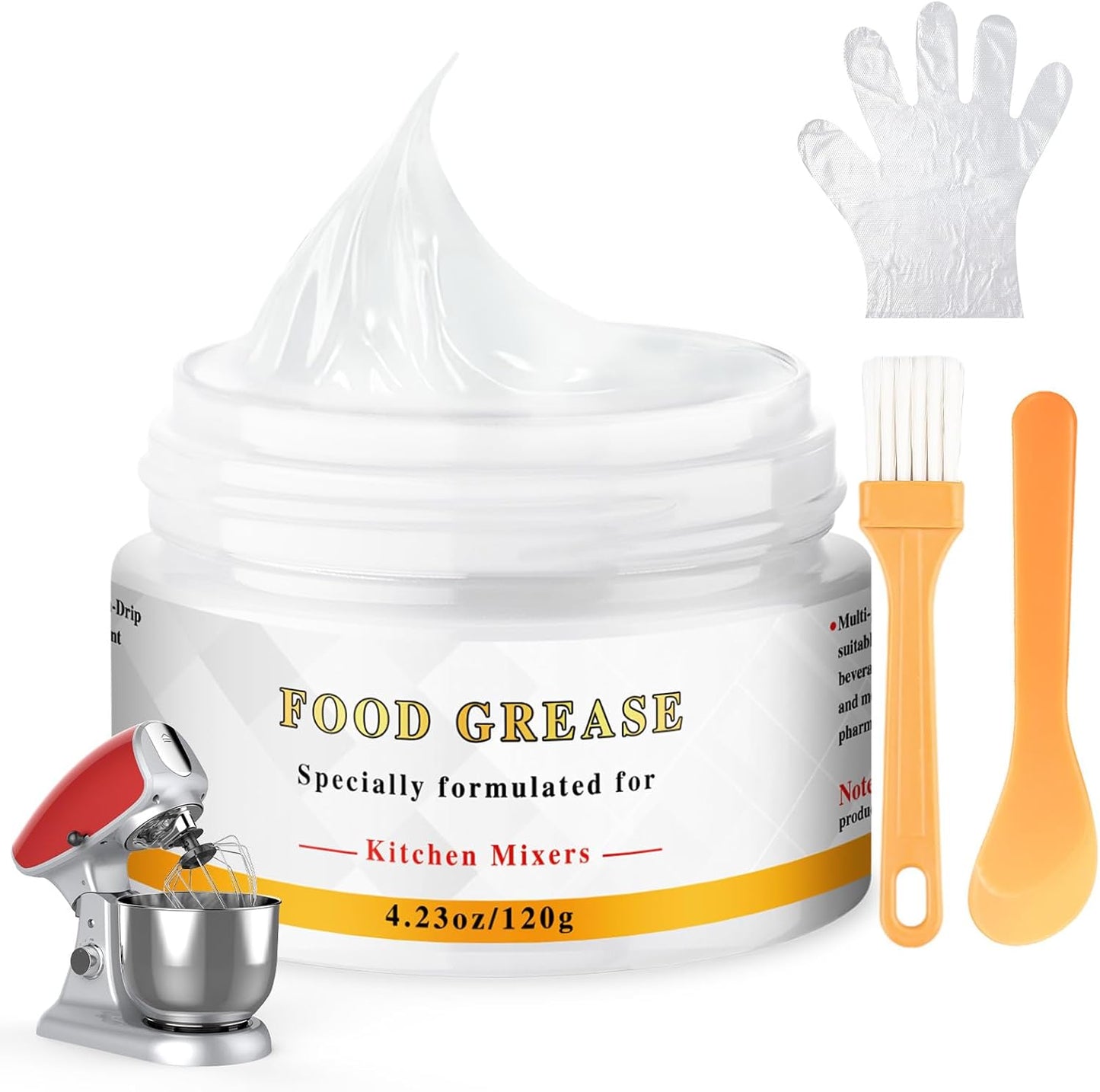 Grasa alimenticia para batidora cocina reduce ruido