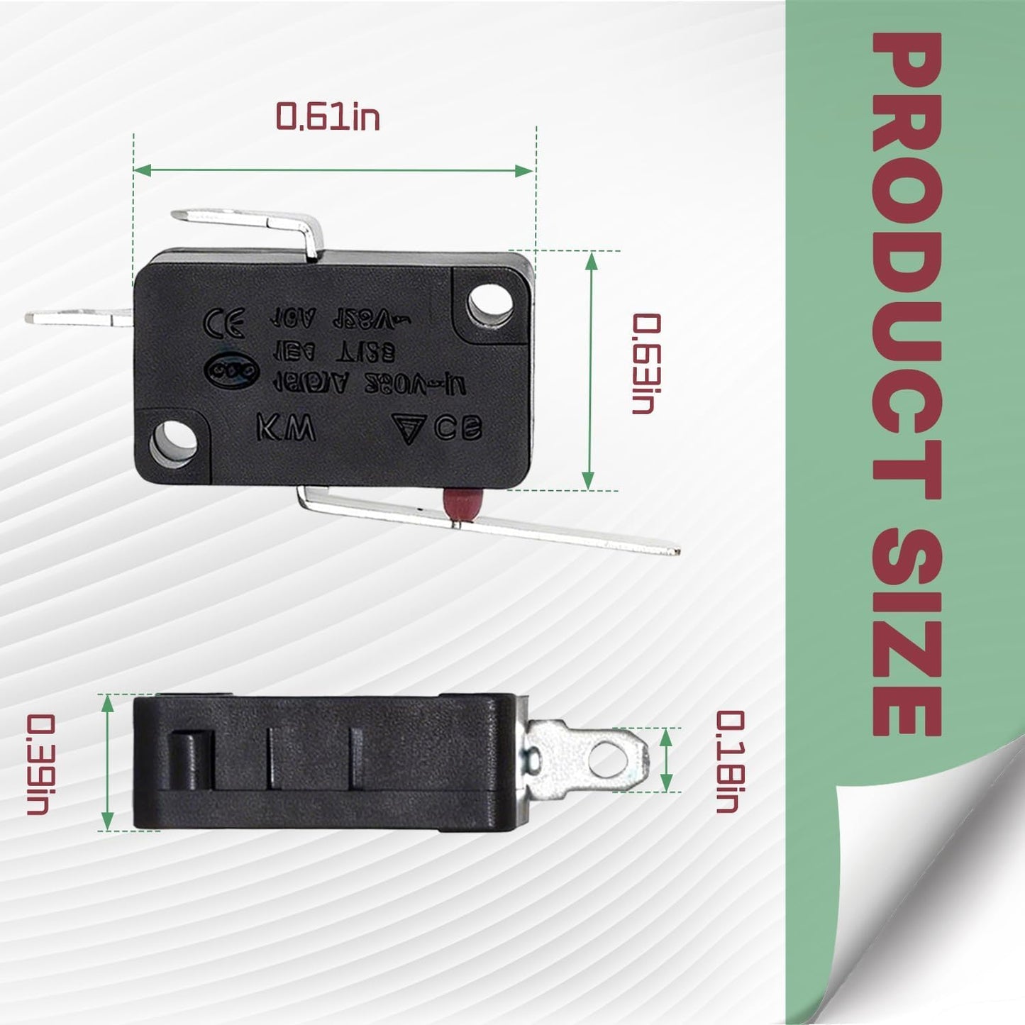 Interruptor repuesto frigorífico L-G 2 Pzas