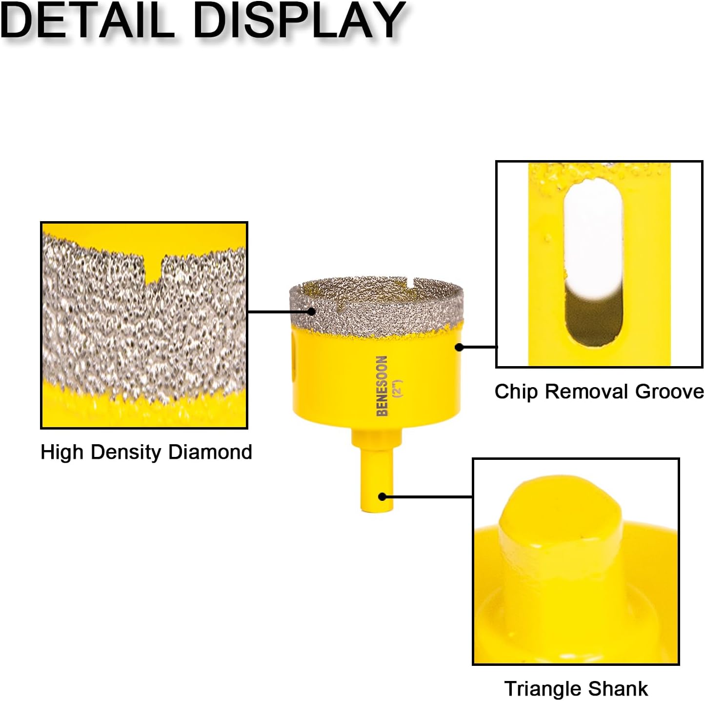 Kit sierra diamante azulejos cerámica granito 9uds