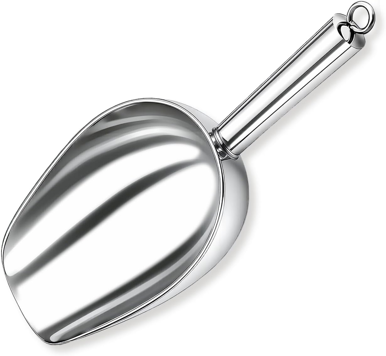 Cuchara hielo acero inox 12oz para congelador cocina bar