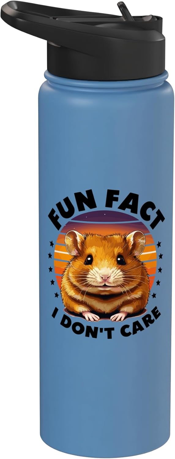 Botella térmica acero inox para hamster divertida