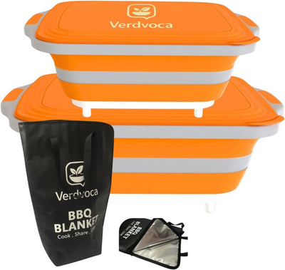 Set 2 Tubos Colapsables BBQ 30L y 16L