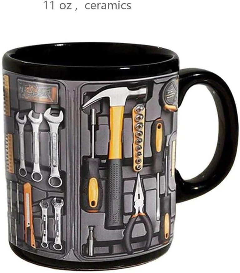 Taza cerámica 11oz regalo mecánico y papá