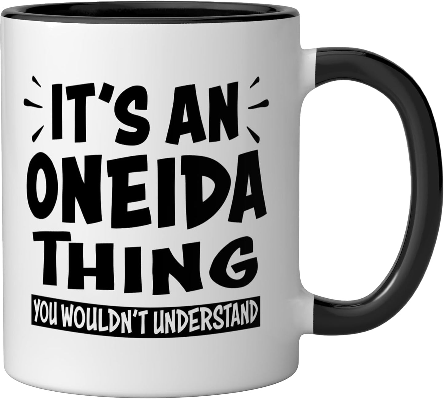 Taza cerámica Oneida Trip Lovers Thing You Wouldn't Understand negra/blanca