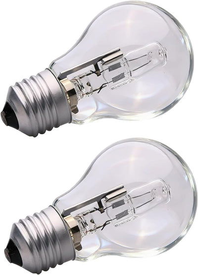 Bombillas halógenas A19 E26 43W transparente para hogar