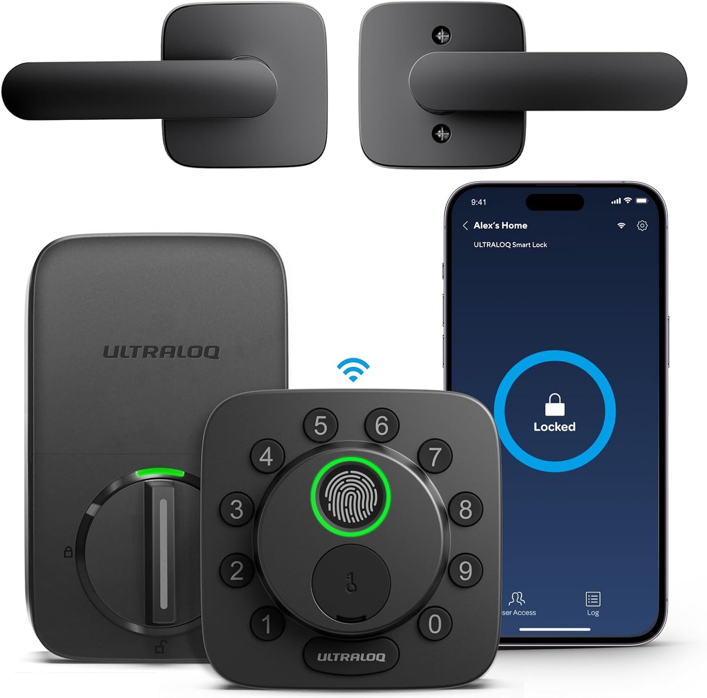 Cerradura inteligente WiFi con huella digital y app