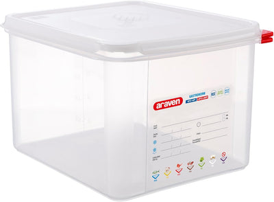 Contenedor hermético cocina 13.2qt 6uds transparente