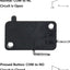 Interruptor puerta horno microondas KW3A negro