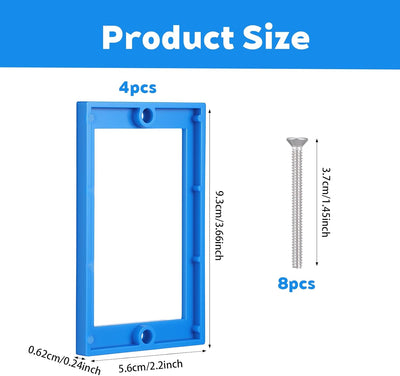 Extensor caja eléctrica 1/4 pulg con 8 s