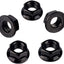 Tuerca hexagonal acero inox 3/8"-16 con diente pack 10