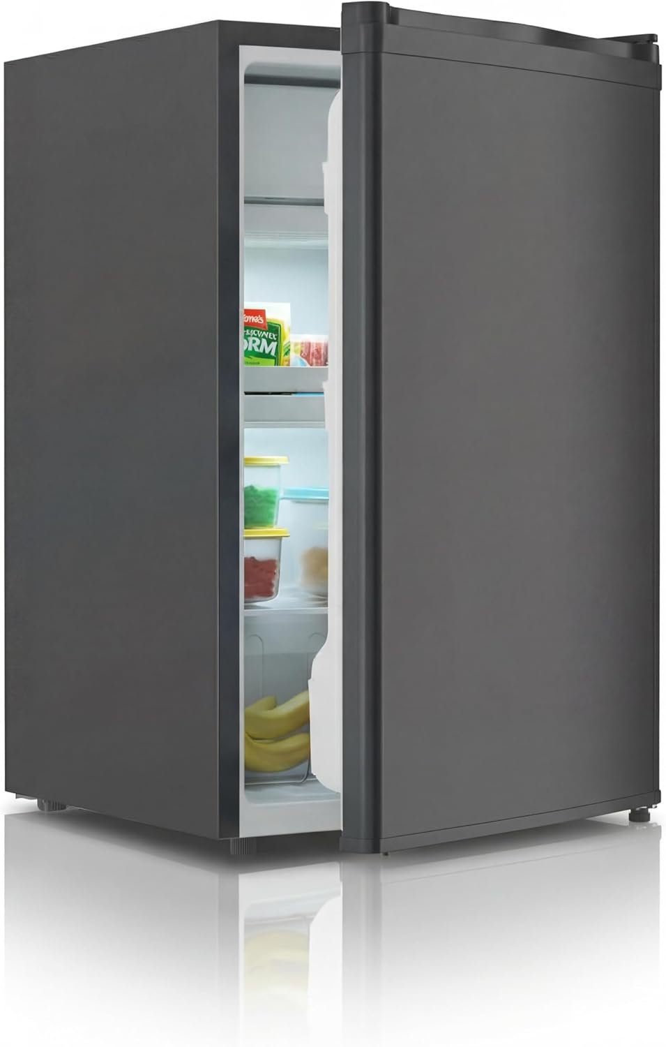 Mini refrigerador con congelador y control de temperatura
