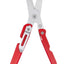 Tijeras plegables acero inox con regla y clip