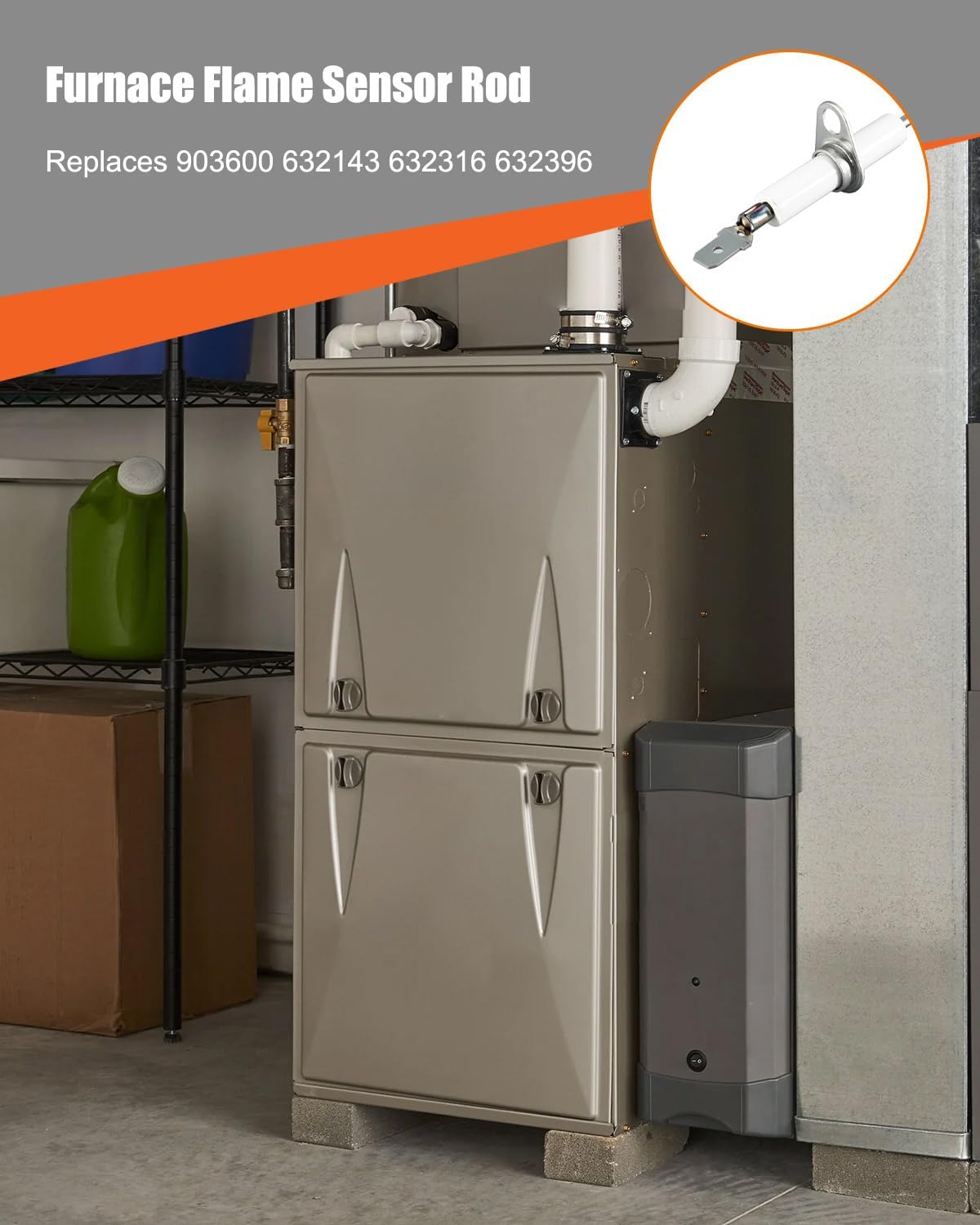 Barra sensor llama horno comp Intertherm Nordyne Miller set 2