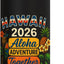 Botella agua acero inox aislada Hawaii 2026