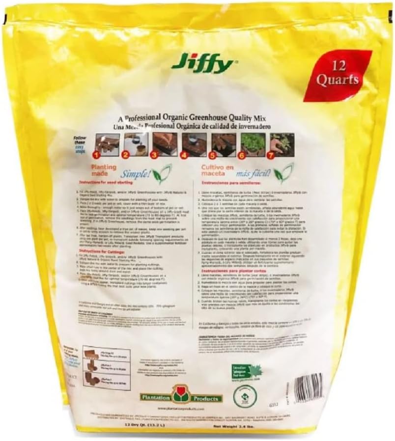 Mezcla para iniciantes Jiffy Natural 12qt